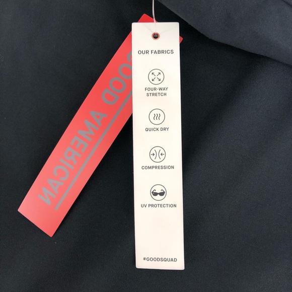 Good American Performance Black Racerback Tank Top - Picture 6 of 7